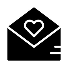 Love Letter Wedding Valentines Day Engagement vector icon