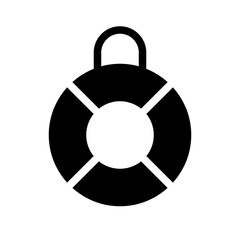 Lifesaver Tourism Travel Trip Journey Voyage Tour vector icon