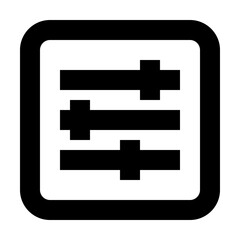 Mixer Vertical Media Multimedia Electronics Hardware vector icon