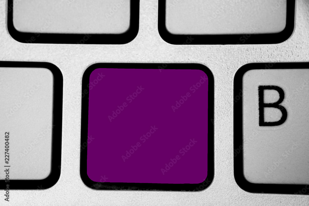 Aufkleber business concept empty template copy space isolated posters coupons promotional material. keyboard p