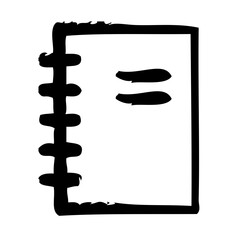 Notebook Education School Learning Creation Culture vector icon