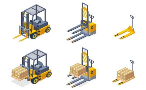 Pallet Jack Icon Images – Browse 1,433 Stock Photos, Vectors, and Video