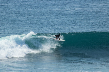 surfer on beautiful beach view summer holiday