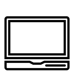 Notebook Computer Service IT Programming Hardware Webdesign vector icon