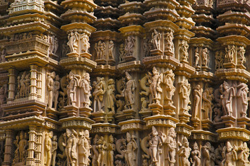 DEVI JAGDAMBA TEMPLE, Sculpture - Surasundaries, Western Group, Khajuraho, Madhya Pradesh, UNESCO World Heritage Site