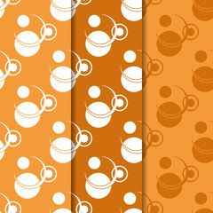 Geometric seamless pattern. Circles