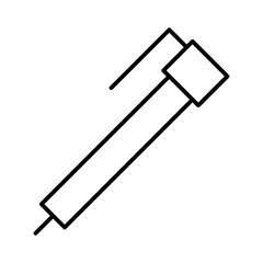 Pen Ballpoint 2 Business Stationary Office Desk vector icon