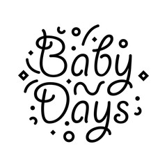 "Baby Days" poster