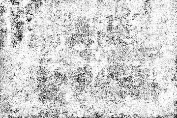 Grunge background black and white. Texture of chips, cracks, scratches, scuffs, dust, dirt. Dark monochrome surface. Old vintage vector pattern