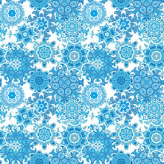 Mandala. Ethnic motifs vector seamless pattern