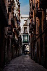 Fototapeta na wymiar Back street Barcelona