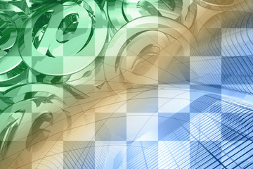 Mail signs and buildings