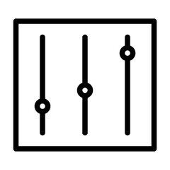 Mixer Music Sound Song Melody Tune vector icon