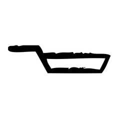 Pan Kitchen Restaurant Food Cooking Meal vector icon