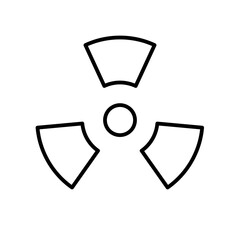Nuclear Atom Energy Force Electricity vector icon