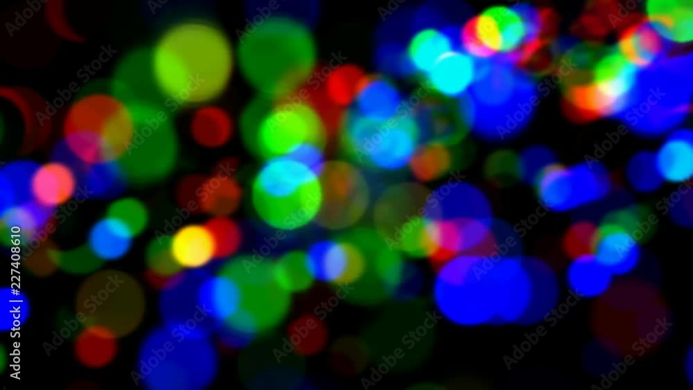 Aufkleber ambient sparkles abstract motion background. colored bokeh. dynamic color background.