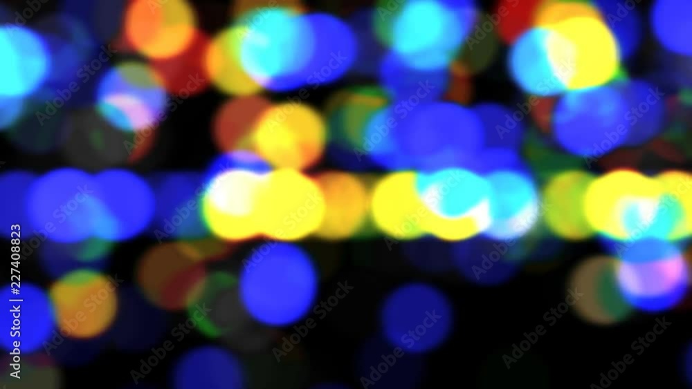 Aufkleber ambient sparkles abstract motion background. colored bokeh. dynamic color background.