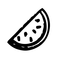 Melon Summer Shoping Cary Holiday vector icon