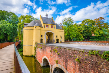 Smedenpoort, one of the four remaining city gates of Bruges.