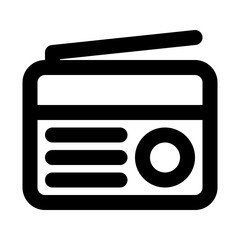 Radio Electronics Devices Technology Products vector icon
