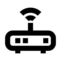 Router Media Multimedia Electronics Hardware vector icon