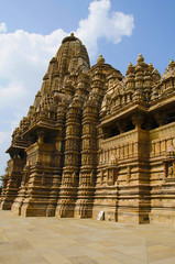 KANDARIYA MAHADEV TEMPLE, Facade - South View, Western Group, Khajuraho, Madhya Pradesh, UNESCO World Heritage Site