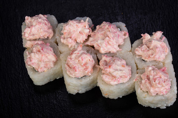 Japanese roll with crab