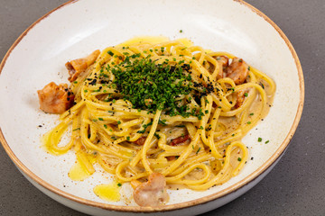 Pasta with mushrooms