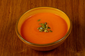 Hot Pumpkin soup