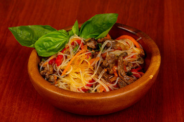 Noodle with beef