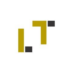 LT logo letter design