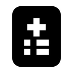 Fototapeta premium Report Medicine Hospital Doctor Medical vector icon