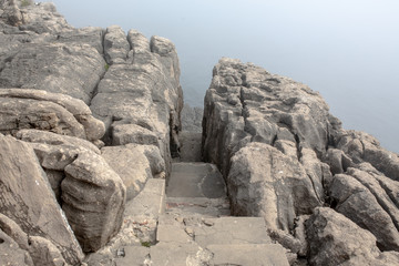 Cliff in Peniche Portugal
