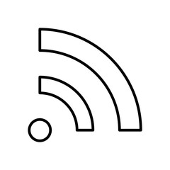 Rss Feed News Report Business Journalist Information vector icon