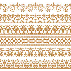 vector set of art dividers