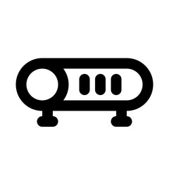 Projector Conference Presentation Workshop Business vector icon