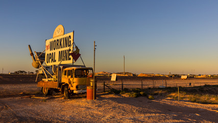 Coober Pedy et les mines d'opale