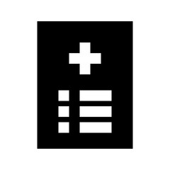 Fototapeta premium Report Medicine Hospital Doctor Medical vector icon