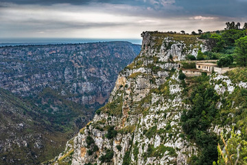 Oriented Nature Reserve Cavagrande. Sicily, Italy.