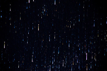 Star rain / 西表島の夜。流れる星と。