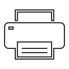 Printer vector icon