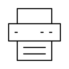 Print Printer Hardware Device Software vector icon