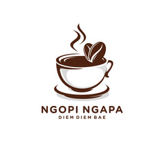 Coffee, coffee shop logo template