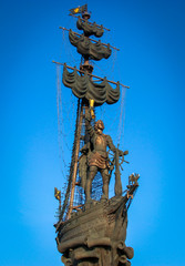 Monument to Peter the Great in Moscow
