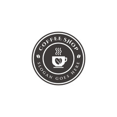 Coffee, coffee shop logo template