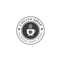 Coffee, coffee shop logo template