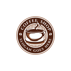 Coffee, coffee shop logo template
