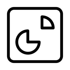 Pie Chart Education Learning University vector icon