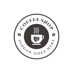 Coffee, coffee shop logo template
