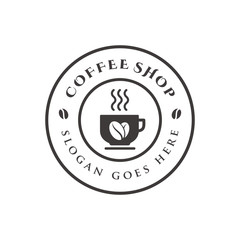 Coffee, coffee shop logo template